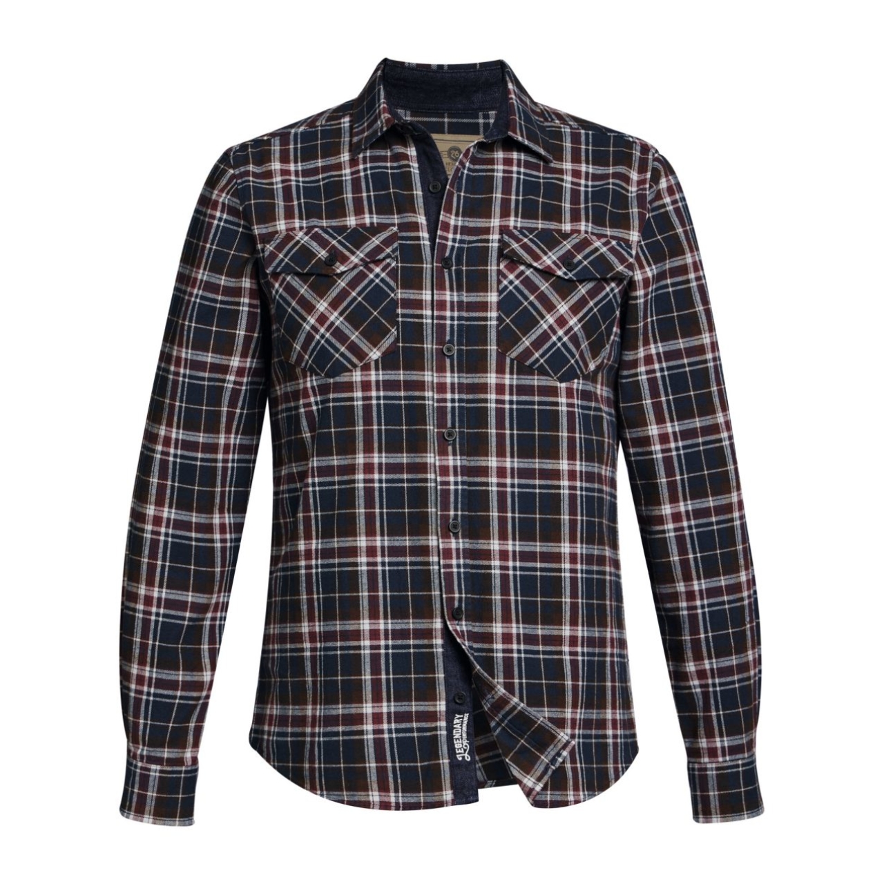 Hemd PLAID FLANNEL Blau/Rot