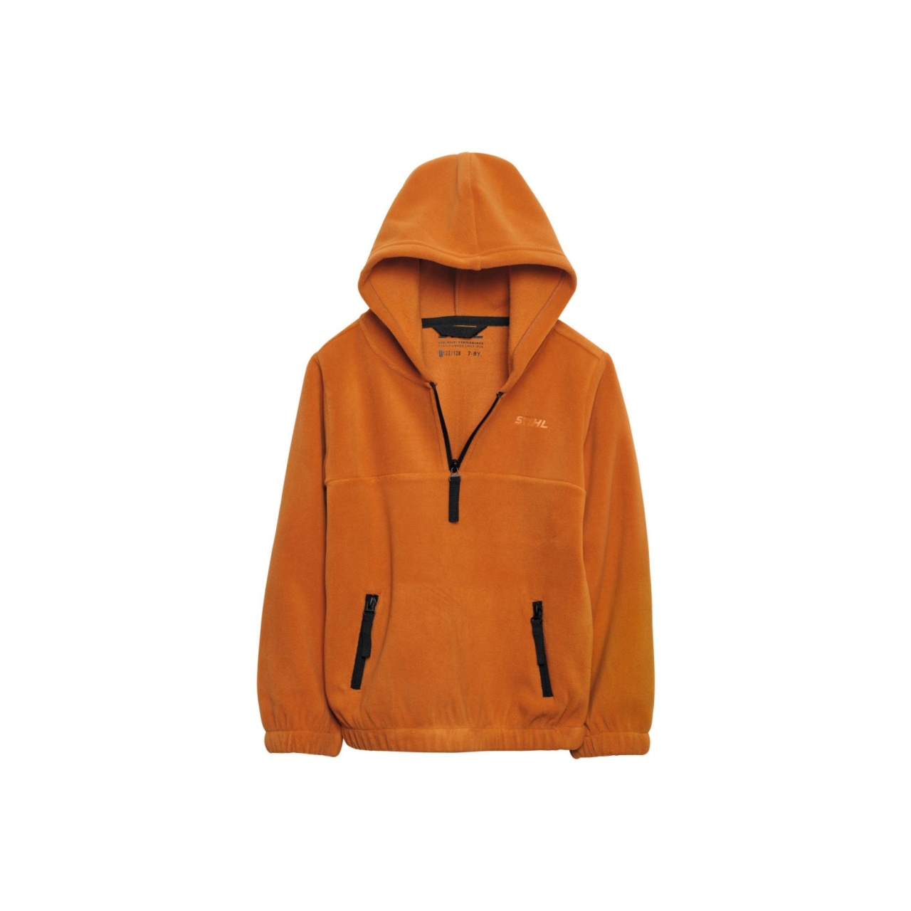 Hoodie FLEECE KIDS Orange